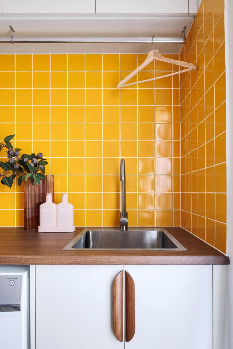 Mid-Century Colourful - Clapham Laundry Renovation | Brilliant SA