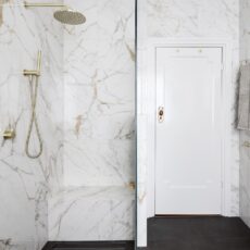 Modern Art-Deco Bathroom - shower