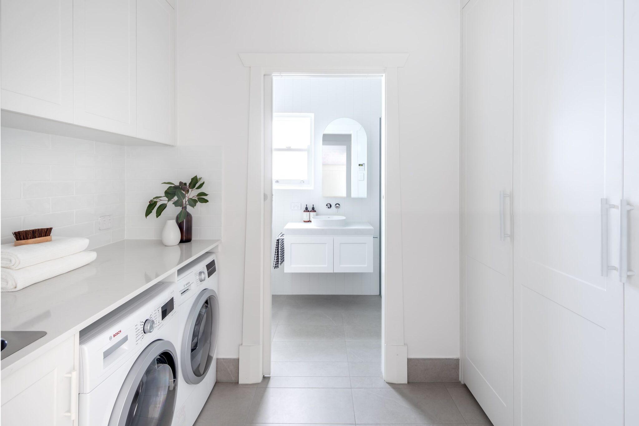 Hamptons Style Laundry & Bathroom Renovation