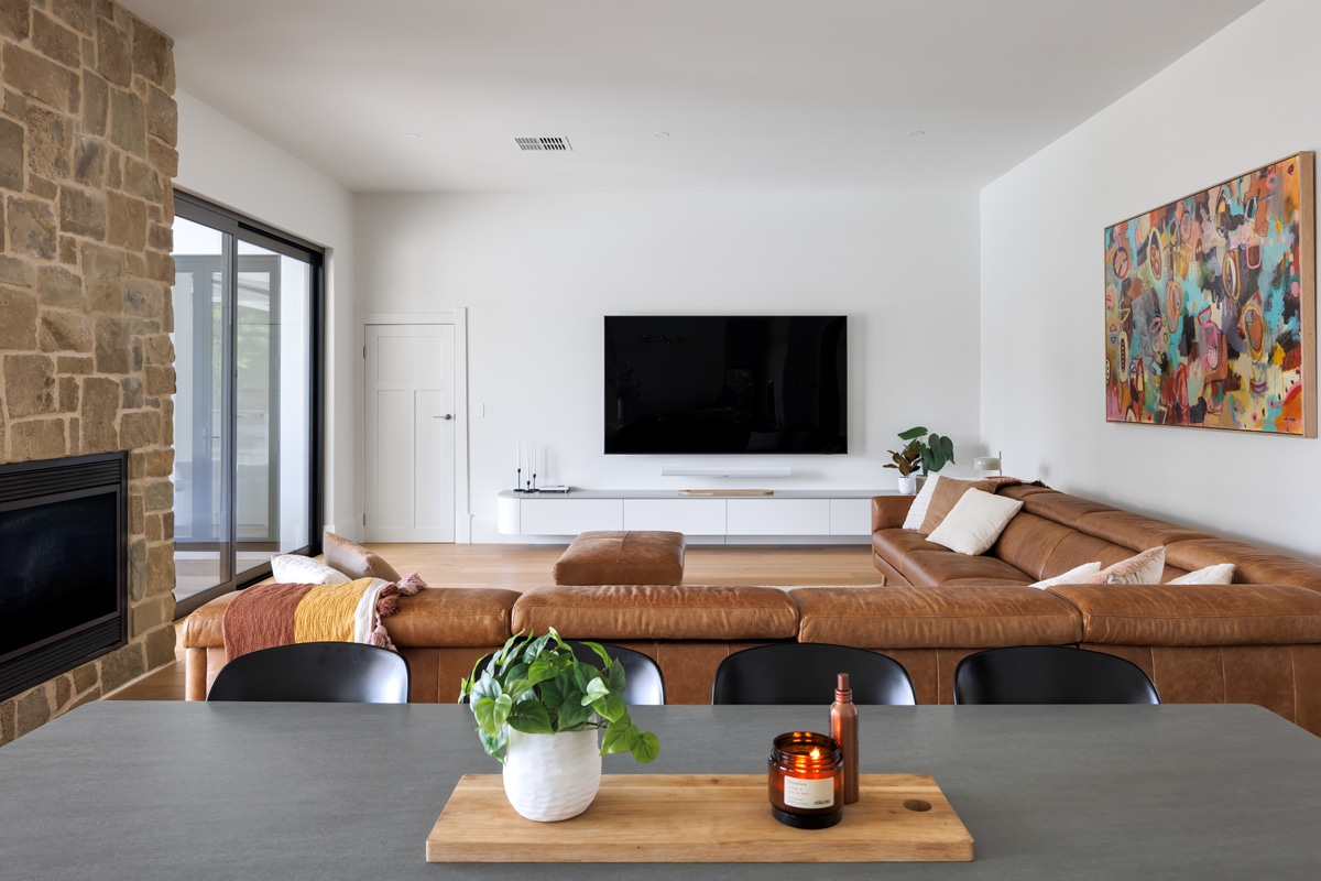 Contemporary Living Room - Full Home Renovation