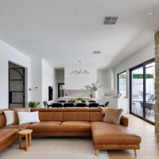 Contemporary Living Room - Full Home Renovation