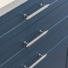 Contemporary classic blue kitchen cabinetry