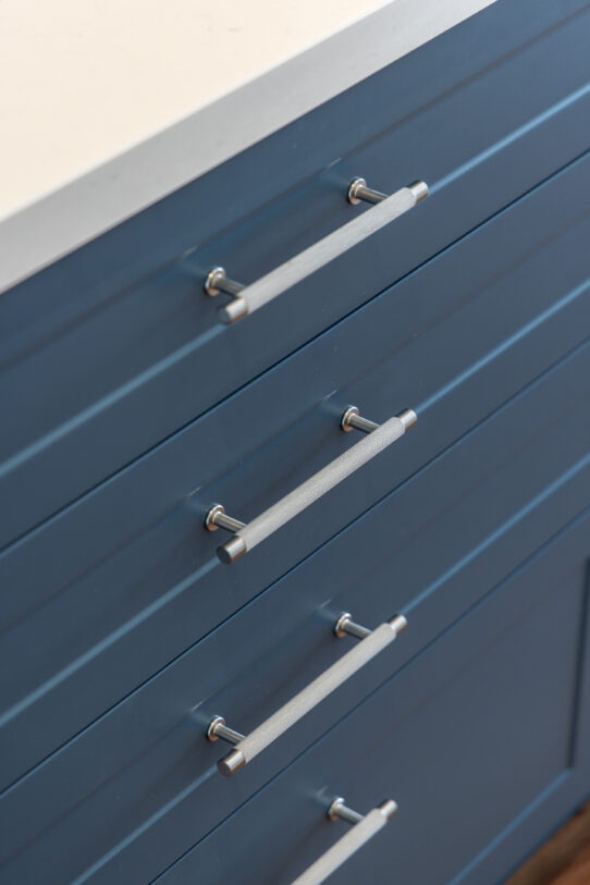 Contemporary classic blue kitchen cabinetry