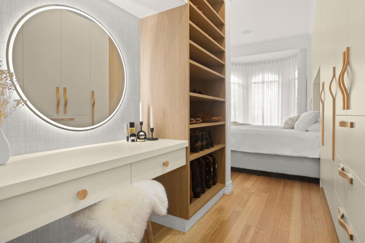 Contemporary Walk-in Robe Renovation in Goodwood