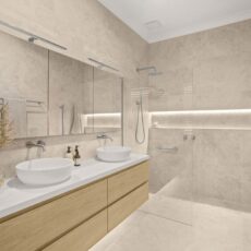 Accessible master bedroom ensuite and walk-in robe renovation