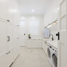 Hampton style laundry renovation
