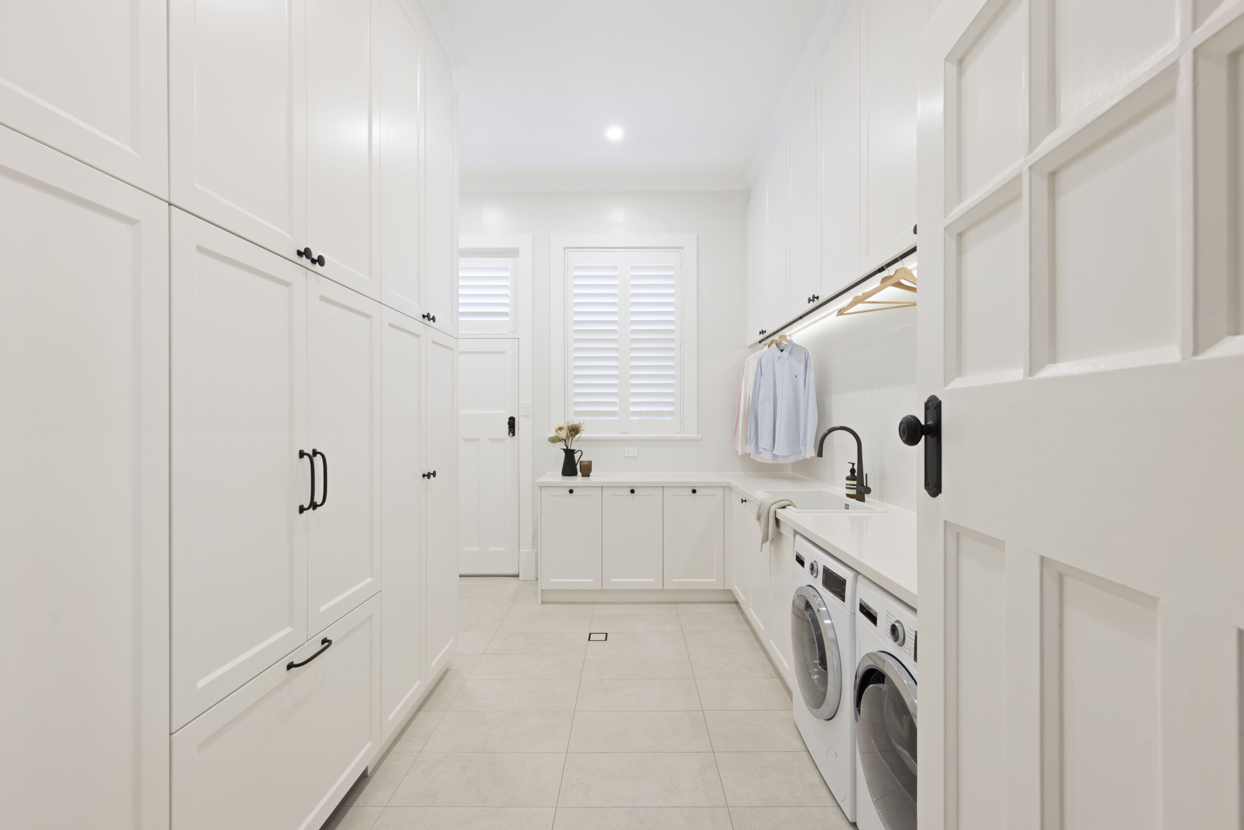 Hampton style laundry renovation