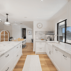 Hampton-style kitchen renovation