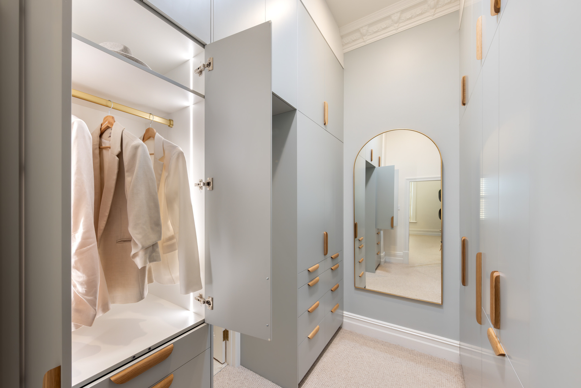 walk-in robe renovation