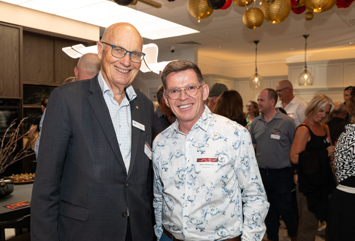 Mayor Michael Hewitson AM & Peter Sveinsson