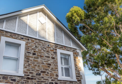 renovated 1840s home, contemporary while respecting home's heritage
