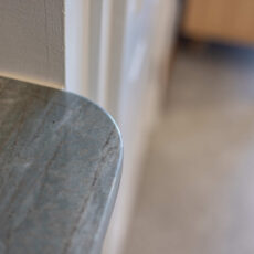 Emerald Green natural Quartzite on the benchtops